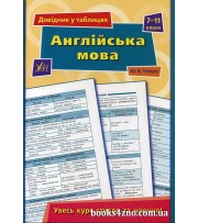 Довідник у таблицях Англійська мова (ЗНО 2018) 7-11 клас авт: Чіміріс Ю. вид: УЛА