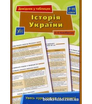 Довідник у таблицях Історія України (ЗНО 2018) 7-11 клас авт: Конобевська О. вид: УЛА