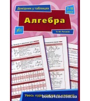 Довідник у таблицях Алгебра (ЗНО 2018) 7-11 клас авт: Роганін О. вид: УЛА