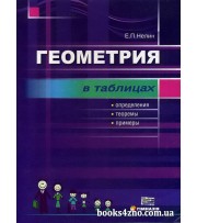 Геометрия в таблицах (к ЗНО) авт: Нелін Є. изд: Гімназія