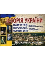 Історія України Пам’ятки архітектури та образотворчого мистецтва, персоналії, основні дати та події (до ЗНО) авт: Гісем вид: Абетка