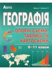 ЗНО Географія Опорні схеми, таблиці, картосхеми авт:Кобернік, Коваленко вид: Абетка
